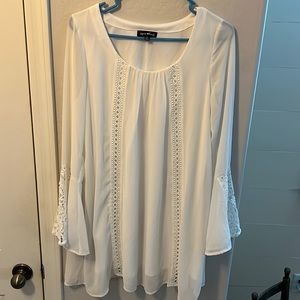Sheer white dress